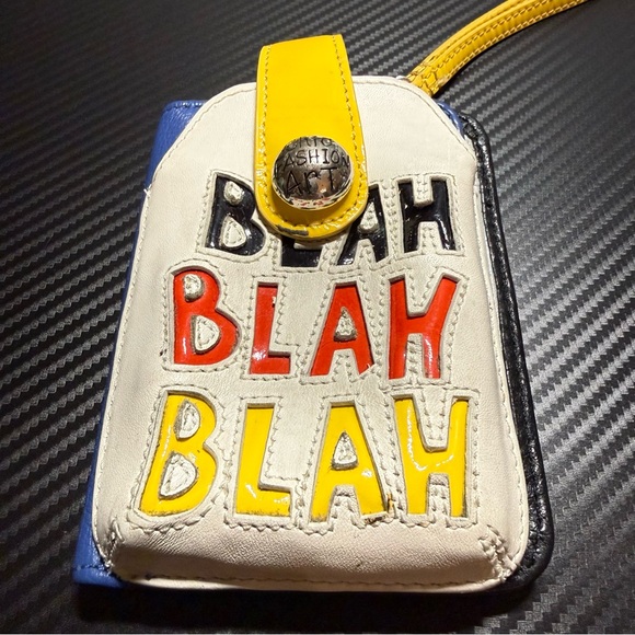 Brighton Accessories - 💛 Brighton Blah Blah Blah Chic Fashion Art Phone Case Wallet 💙